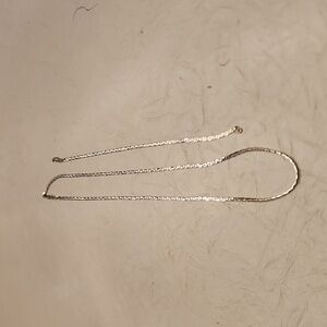 Stering silver necklace and bracelet set